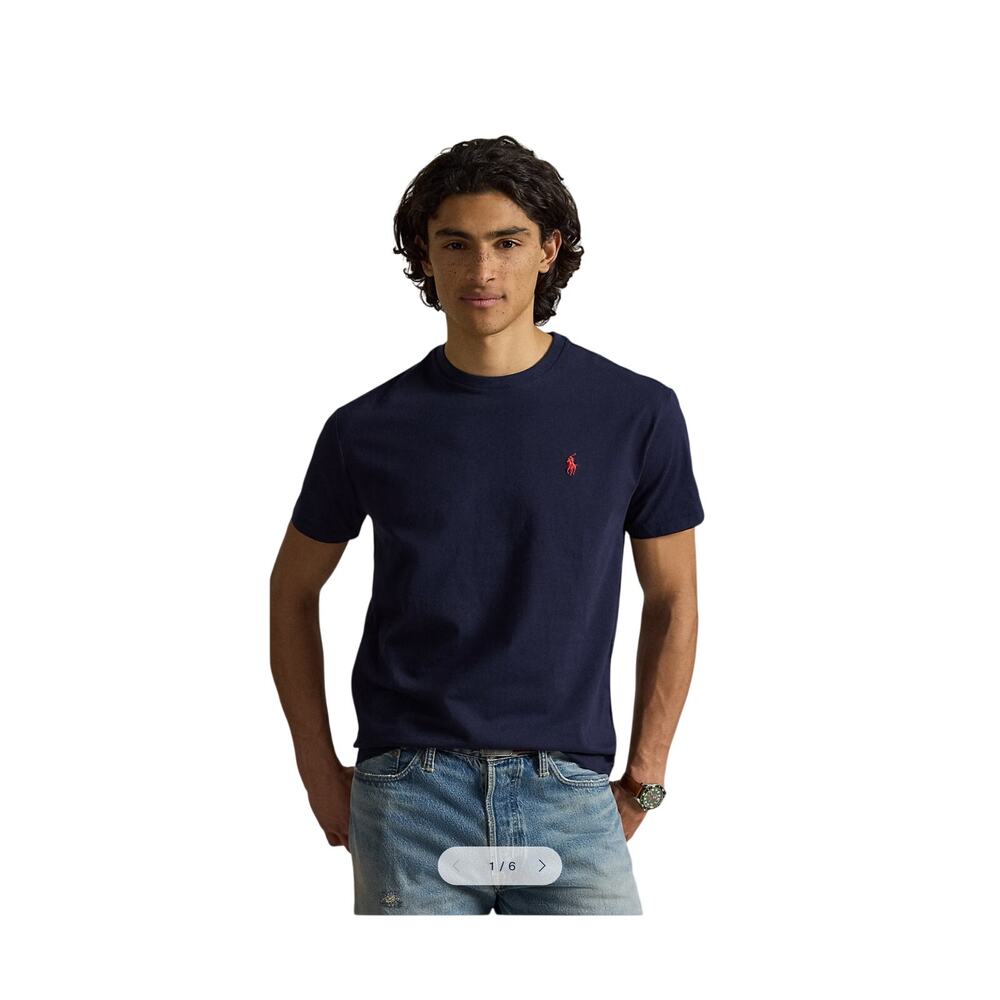 Polo Ralph Lauren Men's Short Sleeve T-Shirt, Custom Slim Fit, Size L